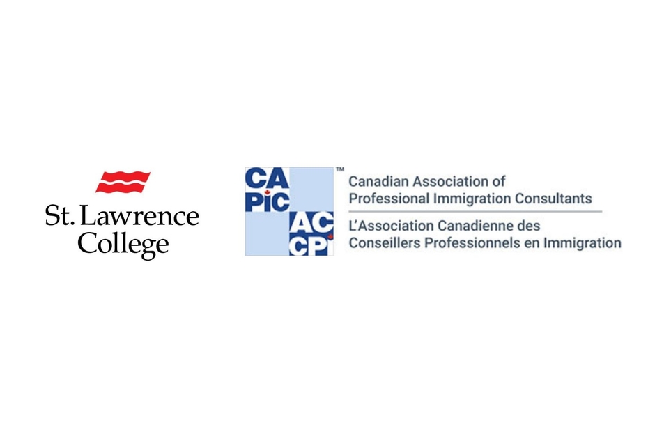 The St. Lawrence College logo and the CAPIC logo are pictured side by side.